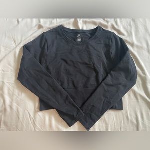 OFFLINE by Aerie sidewalk seamless long sleeve cropped t-shirt